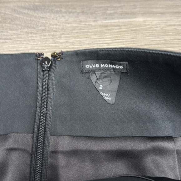 🇺🇸Club Monaco Classic Black Pencil Skirt size 2 - Picture 5 of 8